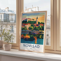 Novi Sad Poster | Serbia Wall Art | Balkans Decor