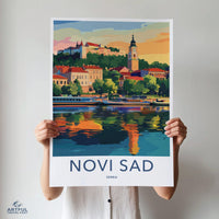 Novi Sad Poster | Serbia Wall Art | Balkans Decor