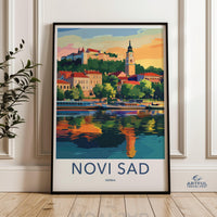 Novi Sad Poster | Serbia Wall Art | Balkans Decor