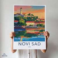 Novi Sad Poster | Serbia Wall Art | Balkans Decor