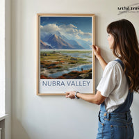 Nubra Valley Poster - Ladakh Wall Art