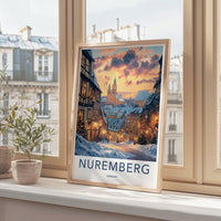 Nuremberg Poster | Germany Wall Art | Europe Decor