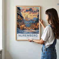 Nuremberg Poster | Germany Wall Art | Europe Decor