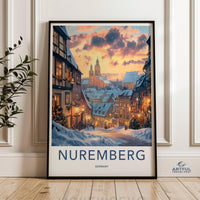Nuremberg Poster | Germany Wall Art | Europe Decor