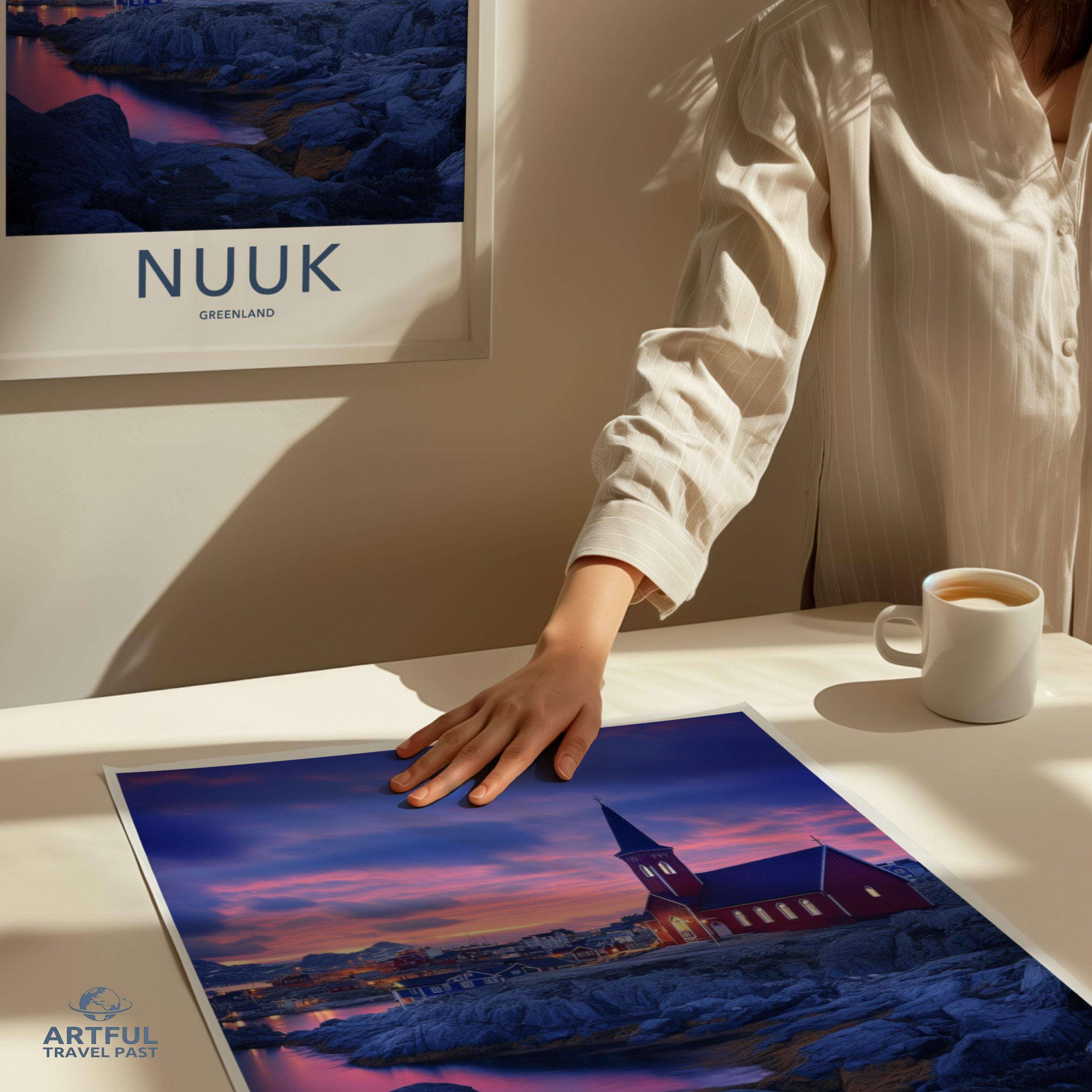Nuuk Poster | Greenland Wall Art | Nordic Decor