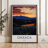 Oaxaca Poster - Mexico Wall Art
