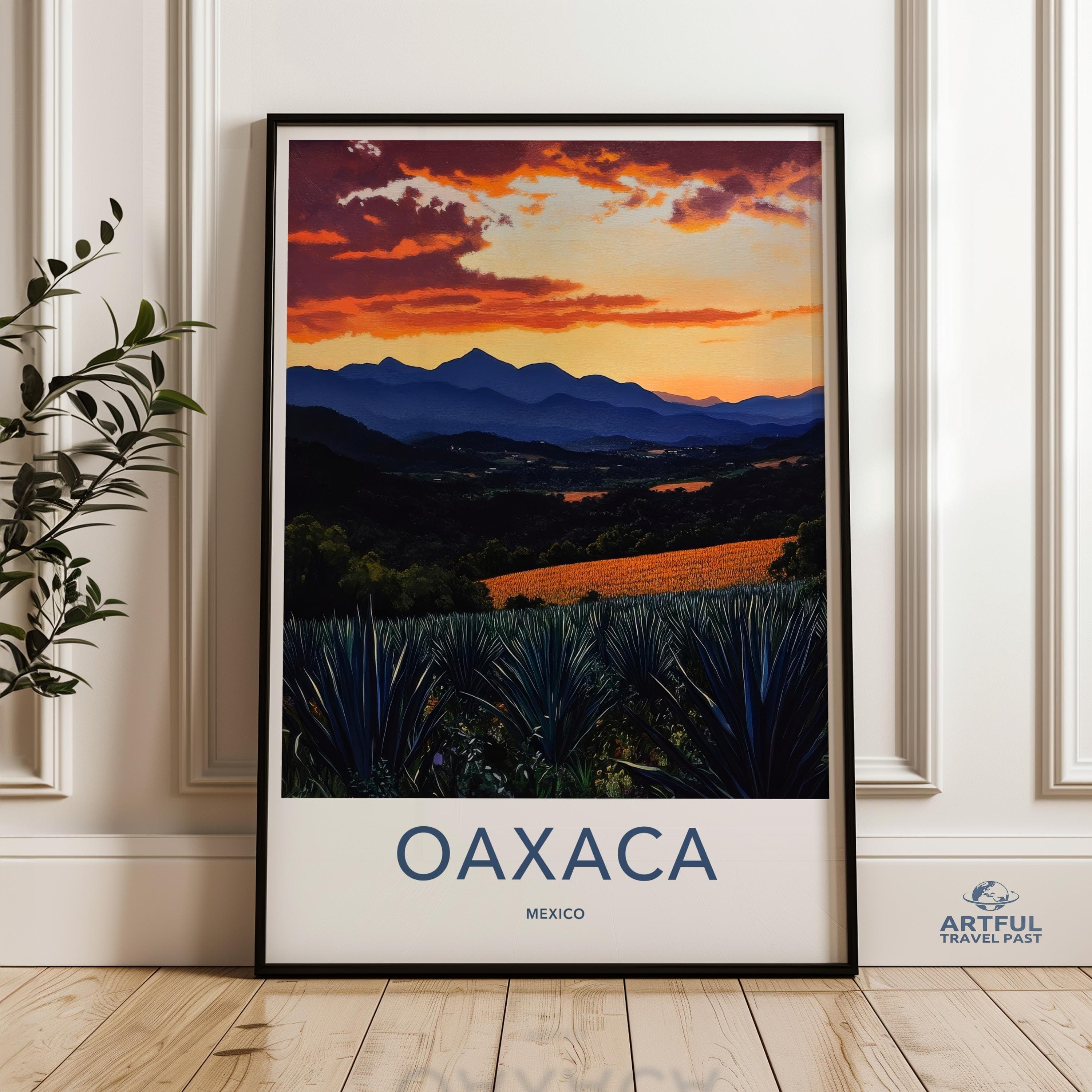 Oaxaca Poster - Mexico Wall Art