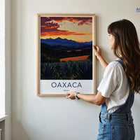 Oaxaca Poster - Mexico Wall Art