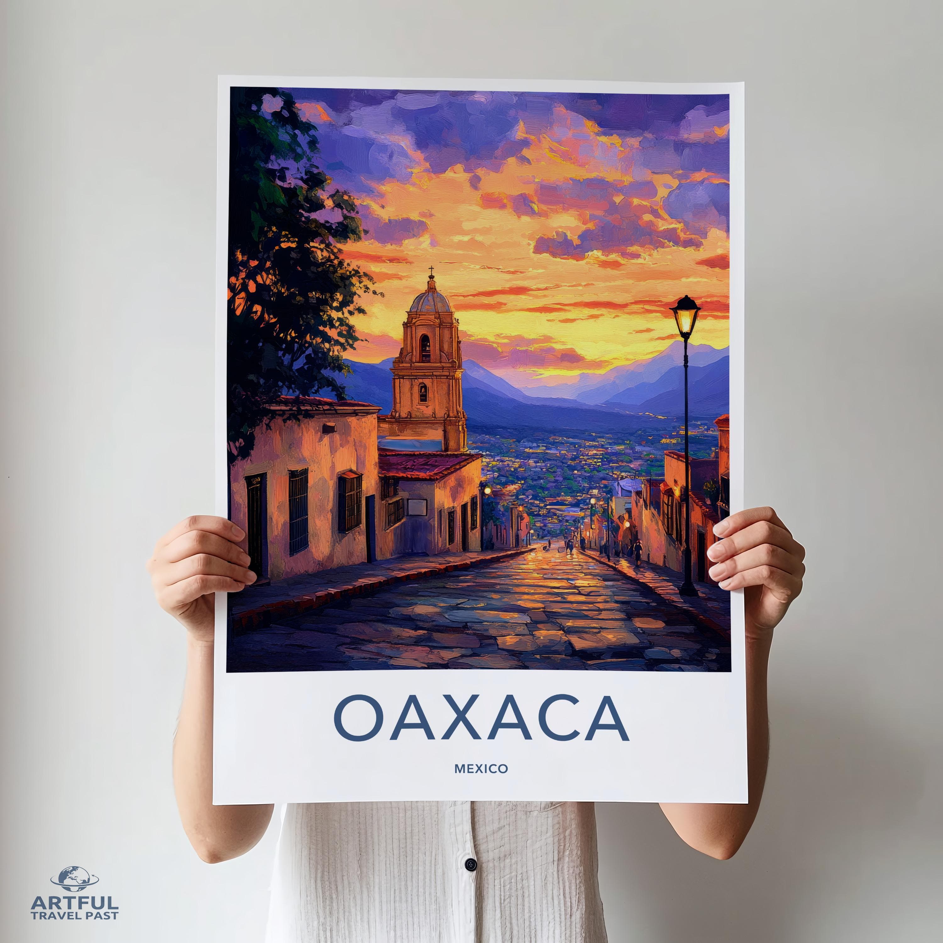 Oaxaca Poster - Mexico Wall Art