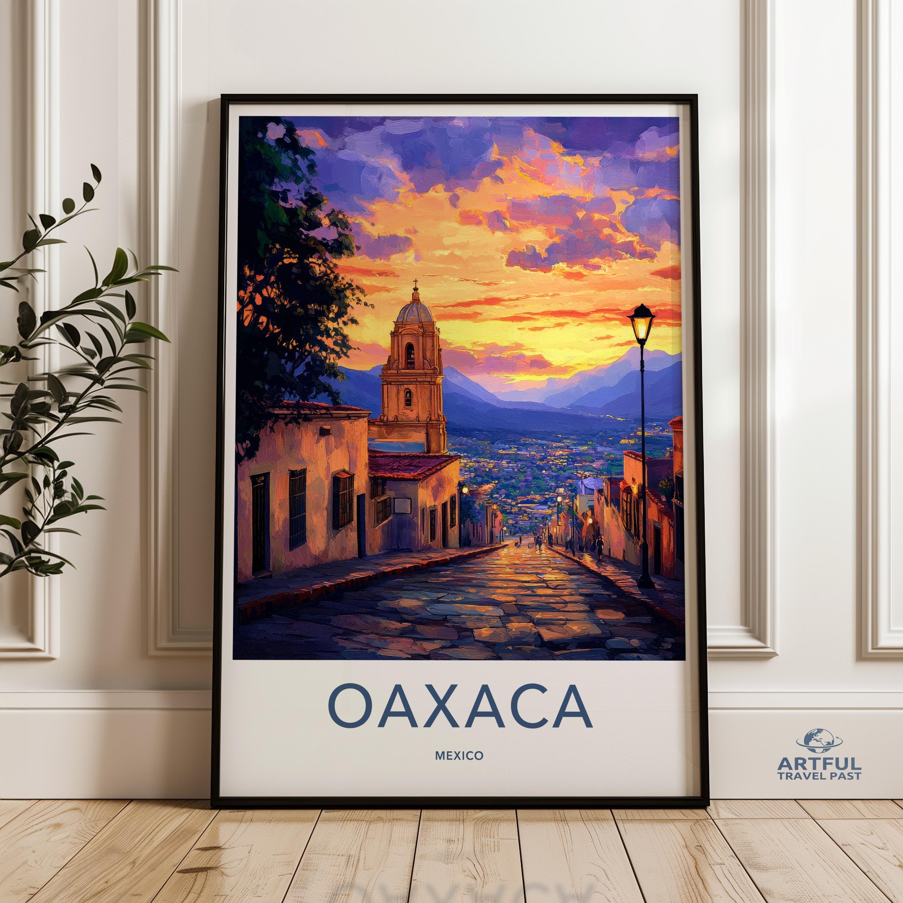 Oaxaca Poster - Mexico Wall Art