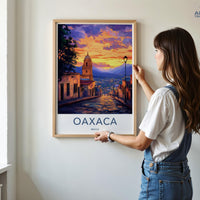 Oaxaca Poster - Mexico Wall Art