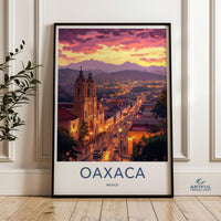 Oaxaca Poster - Mexico Wall Art