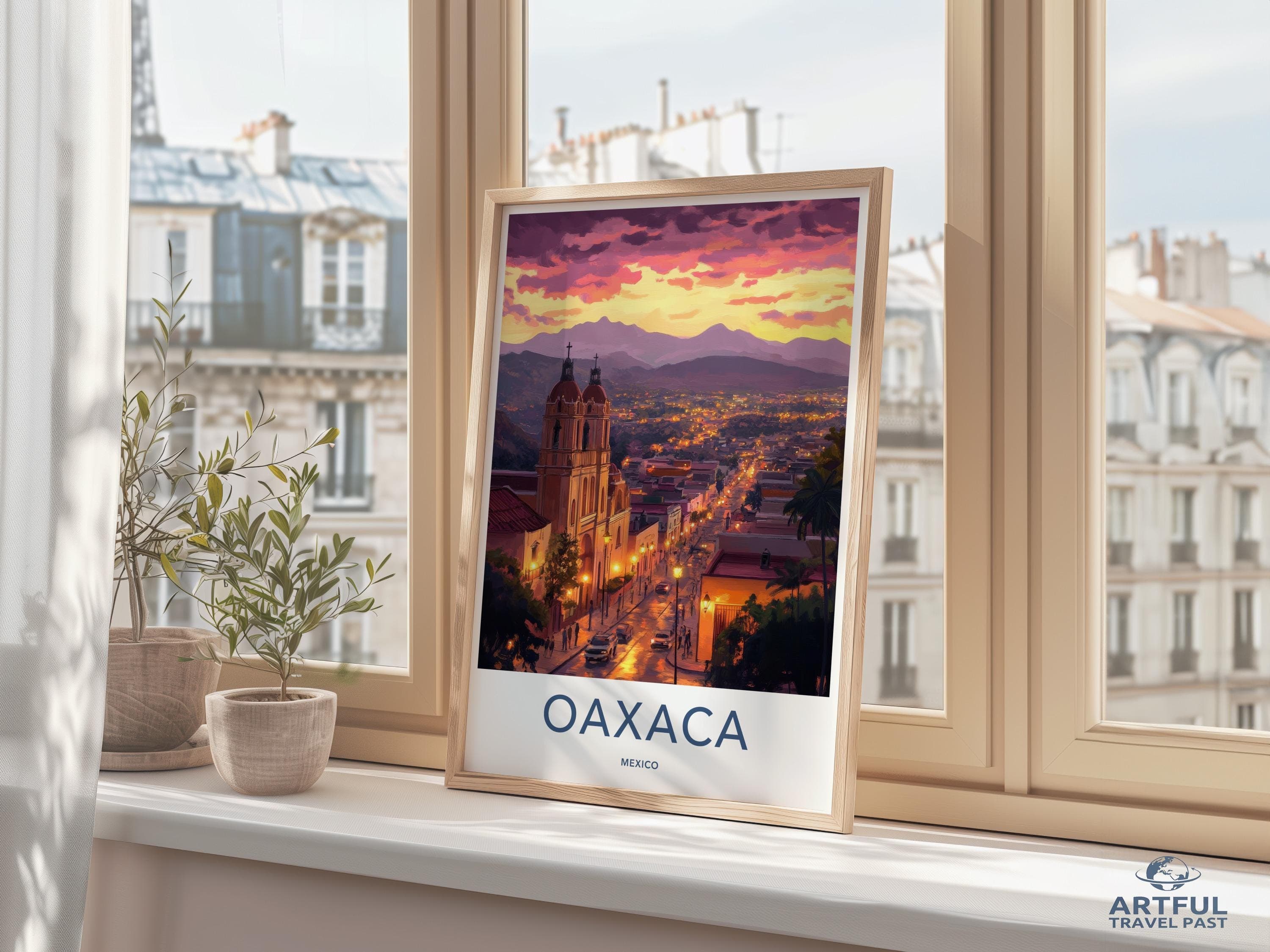 Oaxaca Poster - Mexico Wall Art