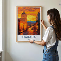 Oaxaca Poster - Mexico Wall Art