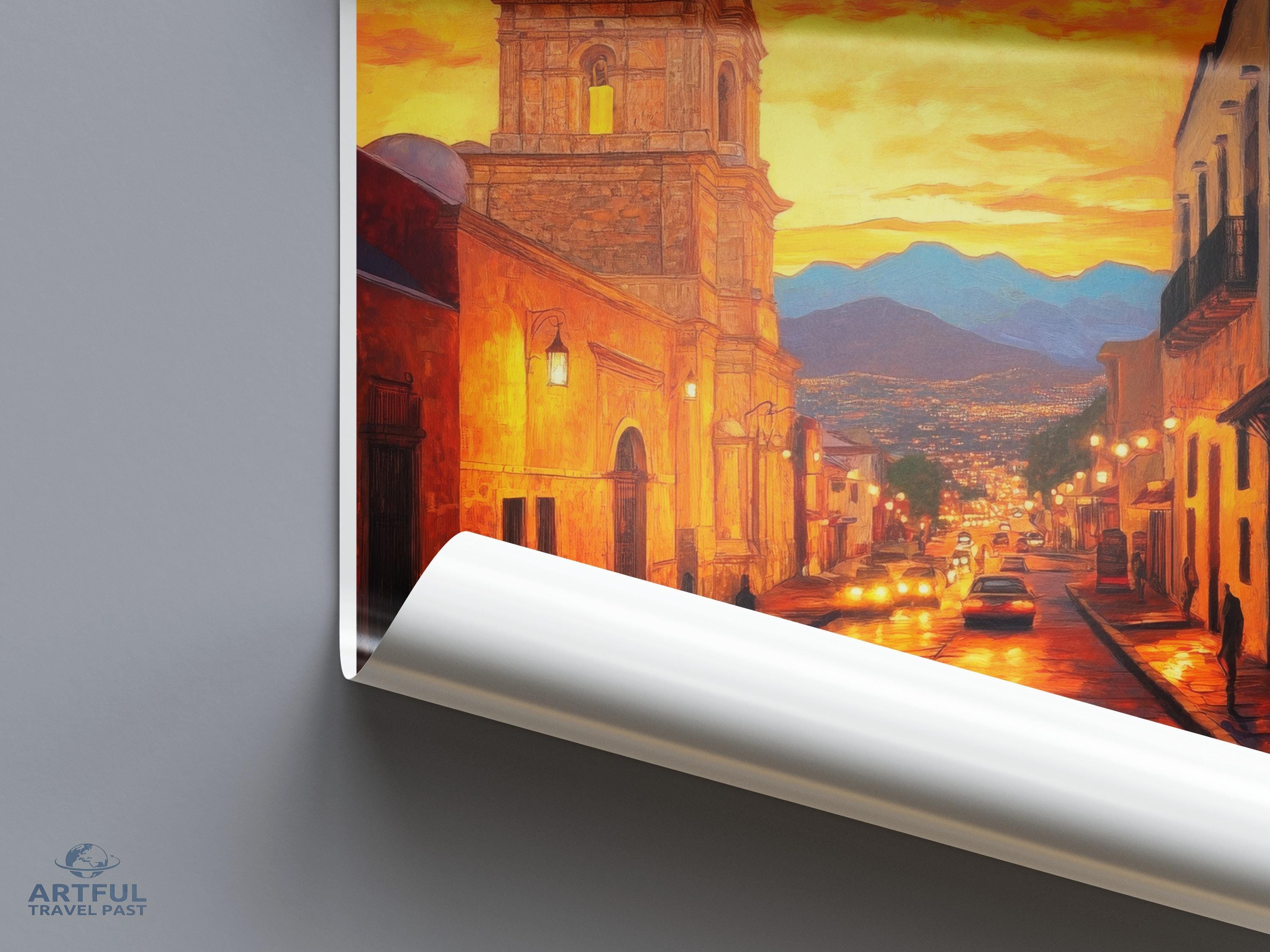 Oaxaca Poster - Mexico Wall Art