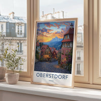 Oberstdorf Poster - Bavaria Wall Art