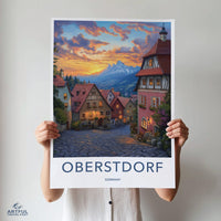 Oberstdorf Poster - Bavaria Wall Art