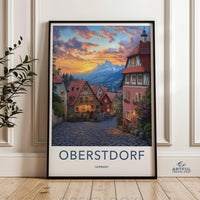 Oberstdorf Poster - Bavaria Wall Art