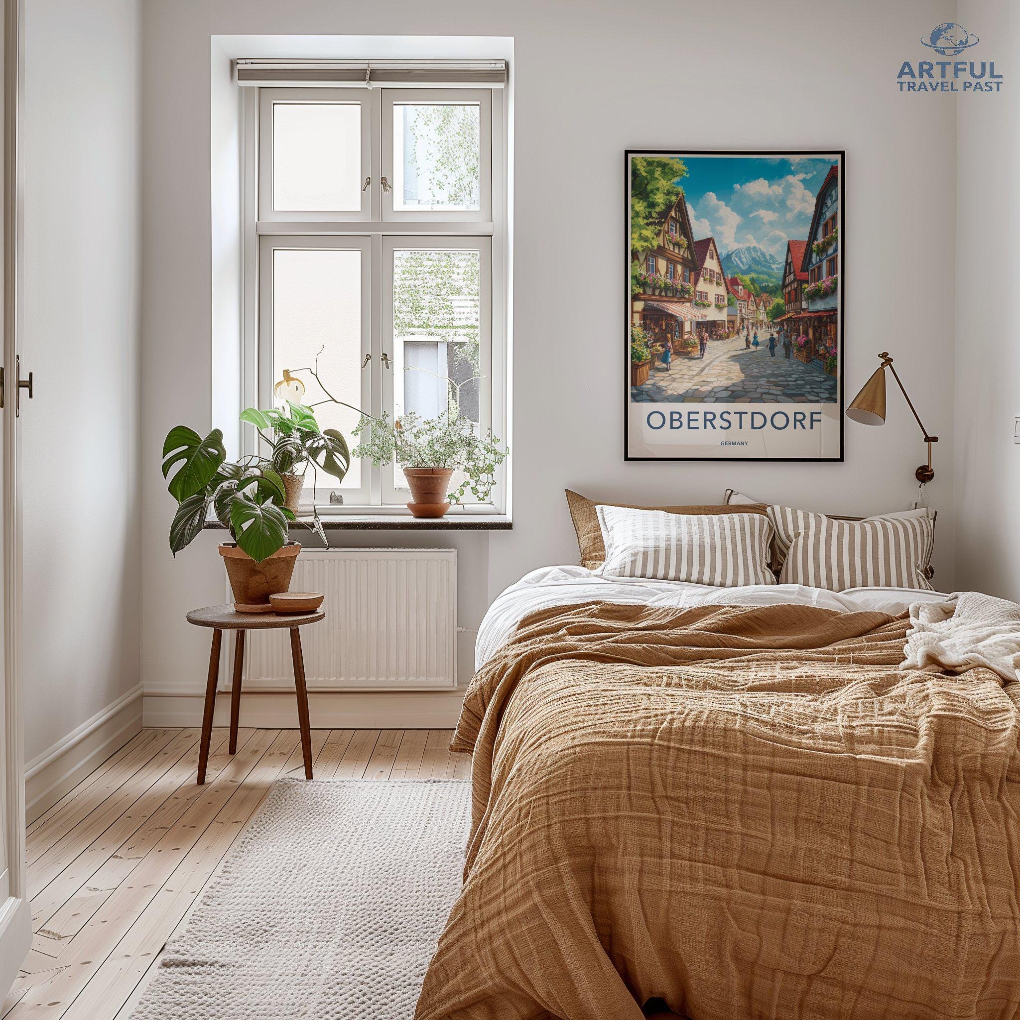 Oberstdorf Poster | Bavaria Wall Art | Germany Decor