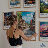 Oberstdorf Poster | Bavaria Wall Art | Germany Decor