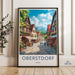 Oberstdorf Poster | Bavaria Wall Art | Germany Decor