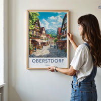 Oberstdorf Poster - Germany Wall Art