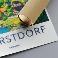 Oberstdorf Poster | Germany Wall Art | Bavaria Decor