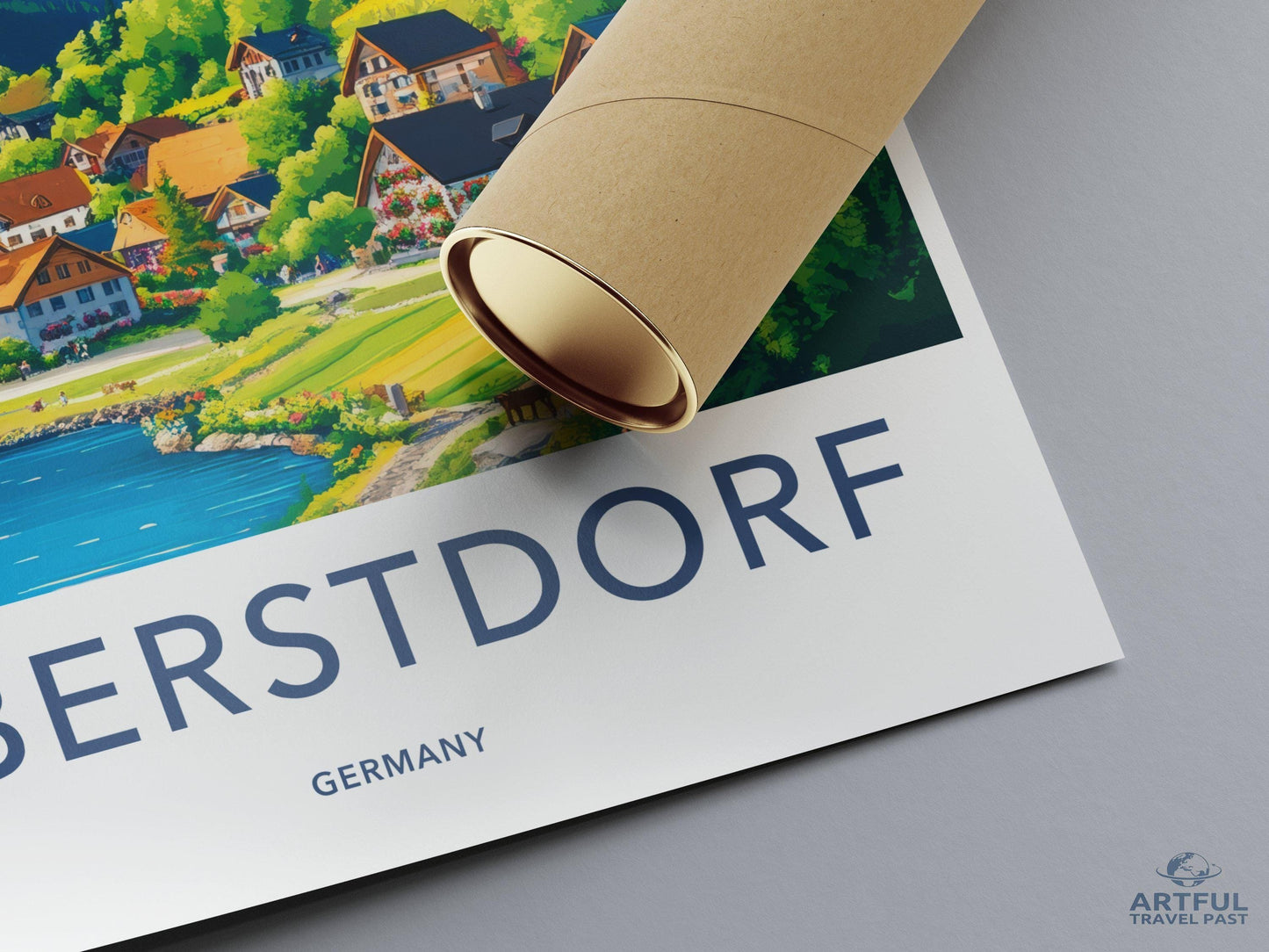 Oberstdorf Poster | Germany Wall Art | Bavaria Decor
