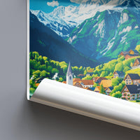 Oberstdorf Poster | Germany Wall Art | Bavaria Decor