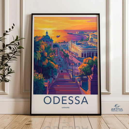 Odessa Poster - Ukraine Wall Art