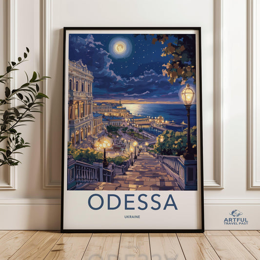 Odessa Poster - Ukraine Wall Art
