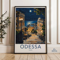 Odessa Poster | Ukraine Wall Art | Eastern Europe Decor