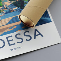 Odessa Poster | Ukraine Wall Art | Eastern Europe Decor