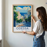 Odessa Poster | Ukraine Wall Art | Eastern Europe Decor