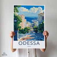 Odessa Poster | Ukraine Wall Art | Eastern Europe Decor