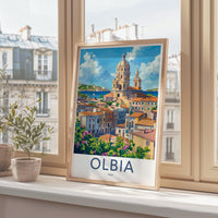 Olbia Poster - Italy Wall Art