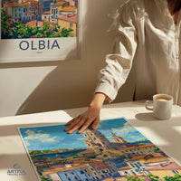 Olbia Poster - Italy Wall Art