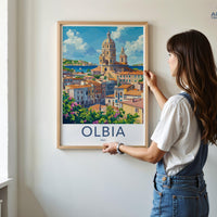 Olbia Poster - Italy Wall Art