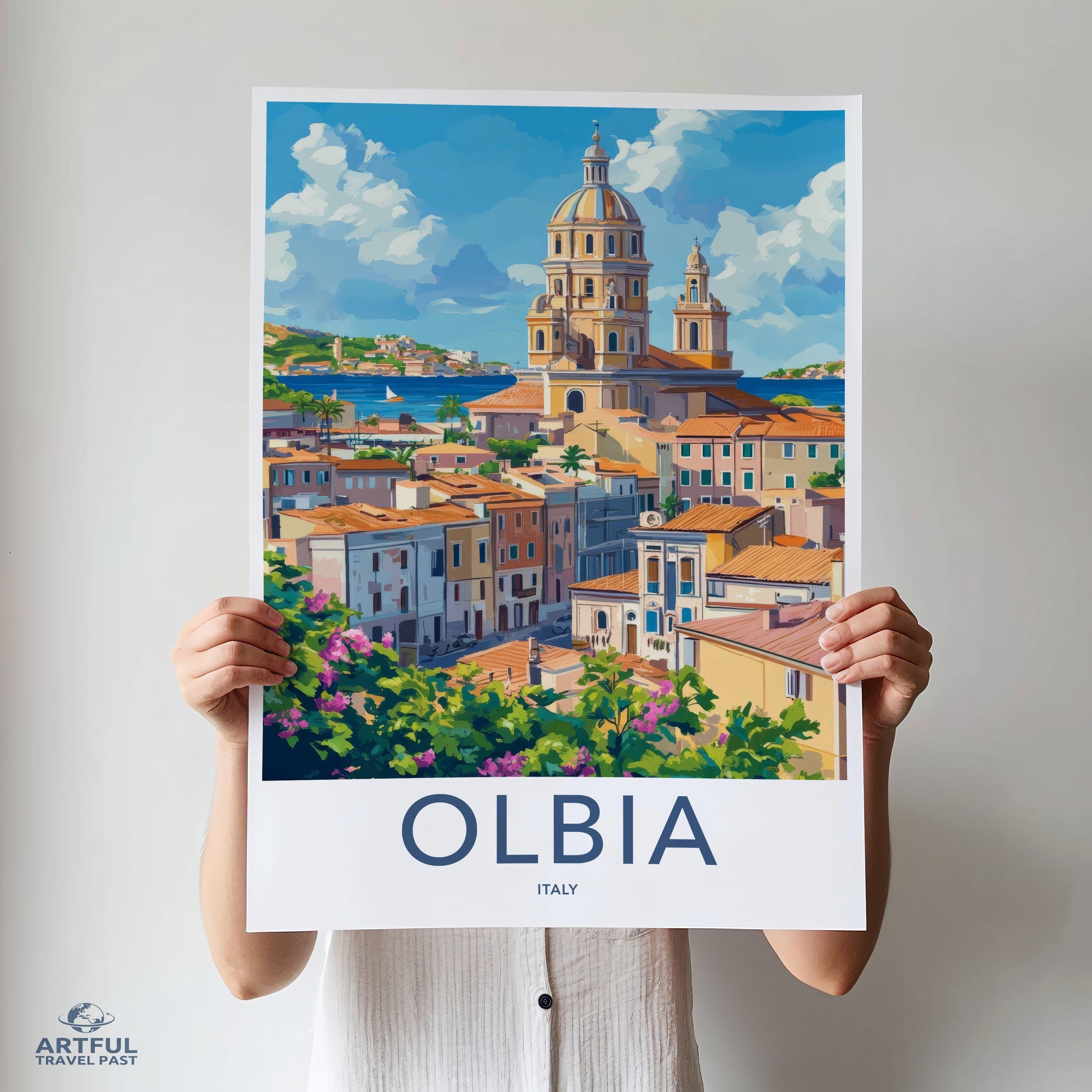 Olbia Poster - Italy Wall Art