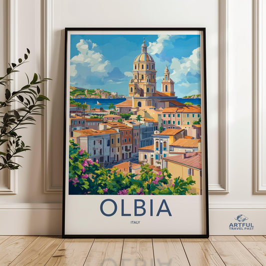 Olbia Poster - Italy Wall Art