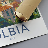 Olbia Poster | Italy Wall Art | Europe Decor