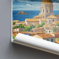 Olbia Poster | Italy Wall Art | Europe Decor