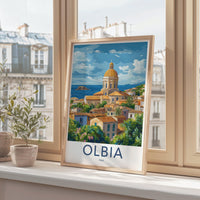 Olbia Poster | Italy Wall Art | Europe Decor