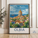 Olbia Poster | Italy Wall Art | Europe Decor