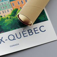 Old Quebec Poster - Canada Wall Art
