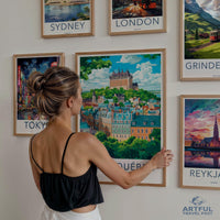Old Quebec Poster - Canada Wall Art