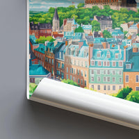 Old Quebec Poster - Canada Wall Art