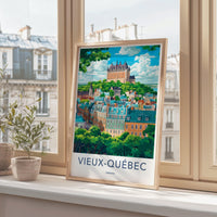 Old Quebec Poster - Canada Wall Art