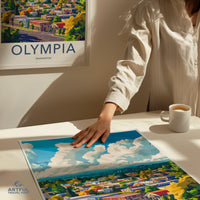 Olympia Poster | Washington Wall Art | America Decor