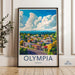 Olympia Poster | Washington Wall Art | America Decor